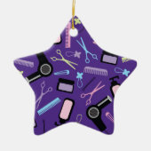 美容師のギフトのアイディア セラミックオーナメント (正面)