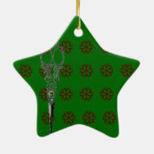 美容師のギフトのオーナメント セラミックオーナメント (裏面)