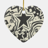 美容師のギフト-オーナメント セラミックオーナメント (裏面)