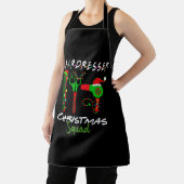 美容師のクリスマスクルーのギフトに合わせる エプロン (インサイチュ)