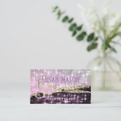 美容師のグリッターの魅力 予約カード (スタンド正面)