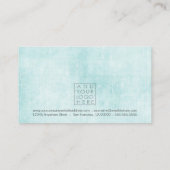 美容師のサロンのロイヤリティのプログラム・カード ロイヤリティカード (裏面)