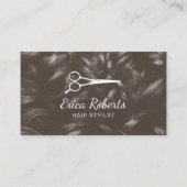 美容師のヘアーサロンのプロフェッショナルの紹介 紹介カード (正面)
