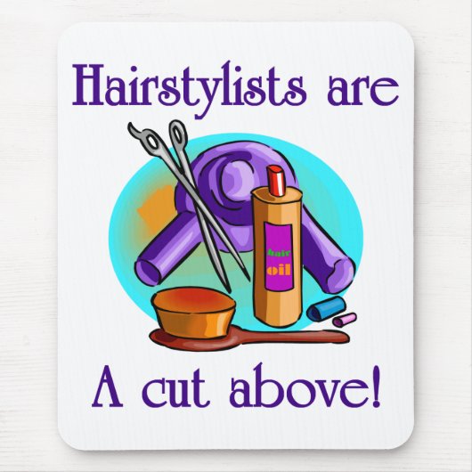 美容師のマウスパッド マウスパッド (正面)