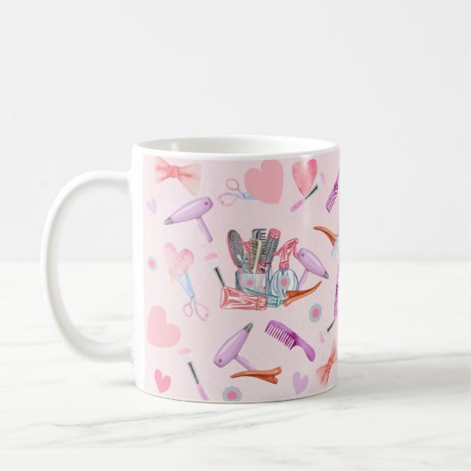 美容師のマグカップ コーヒーマグカップ (左)