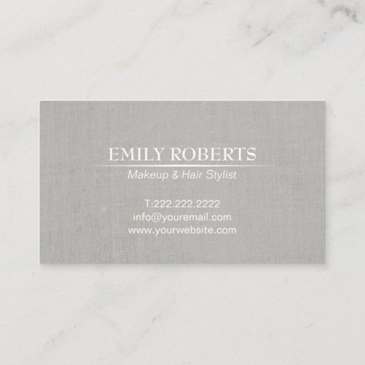 美容師のモダンな円の銀の紙吹雪の点 名刺 (裏面)