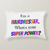 美容師のユーモア アクセントクッション (正面)