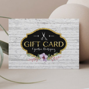 美容師のヴィンテージのヘアーサロンのギフト券 割引カード