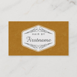 美容師のヴィンテージの優雅の名刺 名刺