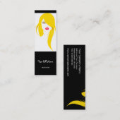 美容師の名刺 スキニー名刺 (正面/裏面)