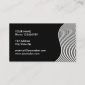 美容師の名刺 |プロフェッショナルテンプレート 名刺 (裏面)