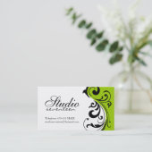 美容師の名刺 予約カード (スタンド正面)