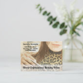 美容師の名刺 予約カード (スタンド正面)