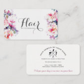 美容師の名刺 名刺 (正面/裏面)