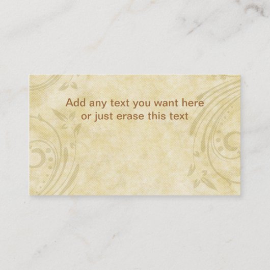 美容師の名刺 名刺 (裏面)