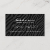 美容師の名刺 名刺 (裏面)