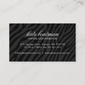 美容師の名刺 名刺 (裏面)