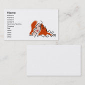 美容師の名刺 名刺 (正面/裏面)