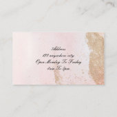 美容師の名刺 名刺 (裏面)