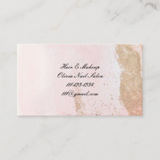 美容師の名刺 名刺 (正面)