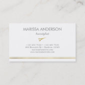 美容師の名刺，美容師，メイクアップ 名刺 (裏面)