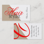 美容師の専門の名刺 名刺 (正面/裏面)