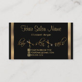 美容師の専門家 名刺 (裏面)