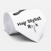 美容師の石の首のタイ ネクタイ (ロール)