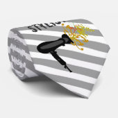 美容師の縞模様のエレガントなスタイル ネクタイ (ロール)