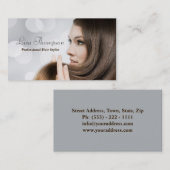 美容師の美容師のエレガントな専門のサロン 名刺 (正面/裏面)