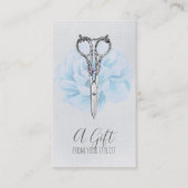 美容師の美容師のギフト券のクリスマス 割引カード (正面)