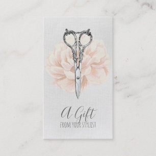 美容師の美容師のギフト券のクリスマス 割引カード