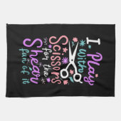 美容師の美容師ギフト キッチンタオル (横)