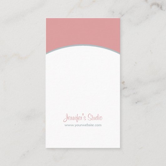 美容師の美容院の名刺 名刺 (裏面)