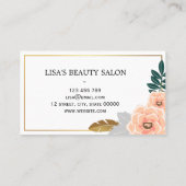 美容師の美容院 名刺 (裏面)