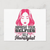 美容師の自己紹介 ポストカード (正面)