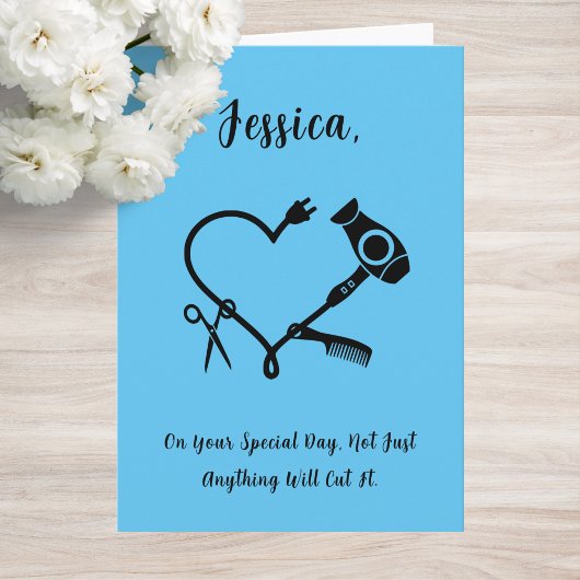 美容師の誕生日カード カード