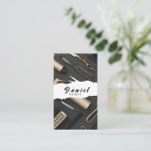 美容師はあらゆる配布資料でブランドを高める 名刺 (スタンド正面)