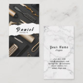 美容師はあらゆる配布資料でブランドを高める 名刺 (正面/裏面)