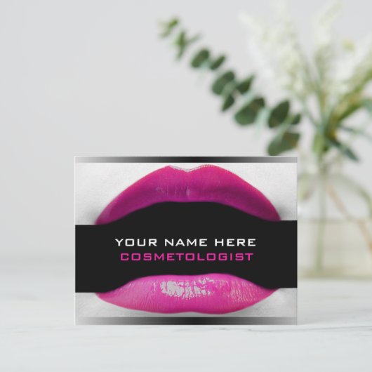 美容師はがき ポストカード (スタンド正面)