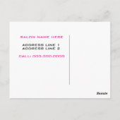 美容師はがき ポストカード (裏面)