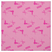 美容師はさみヘアカットかわいい ファブリック (見本)