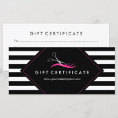 美容師はっきりしたギフト券 (正面/裏面)