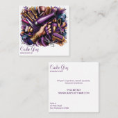 美容師はっきりしたグラフィティスタイルサロン事業 コーリングカード (正面/裏面)