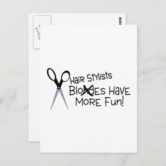 美容師はもっと楽しい ポストカード (正面/裏面)