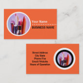 美容師またはメイクアップアーティストの名刺 名刺 (正面/裏面)