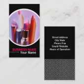 美容師またはメイクアップアーティストの名刺 名刺 (正面/裏面)