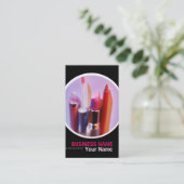 美容師またはメイクアップアーティストの名刺 名刺 (スタンド正面)