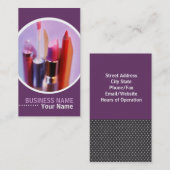 美容師またはメイクアップアーティストの名刺 名刺 (正面/裏面)