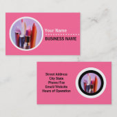 美容師またはメイクアップアーティストの名刺 名刺 (正面/裏面)